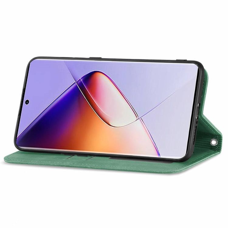 For Infinix Note 40 Pro  4G Retro Skin Feel Magnetic Flip Leather Phone Case