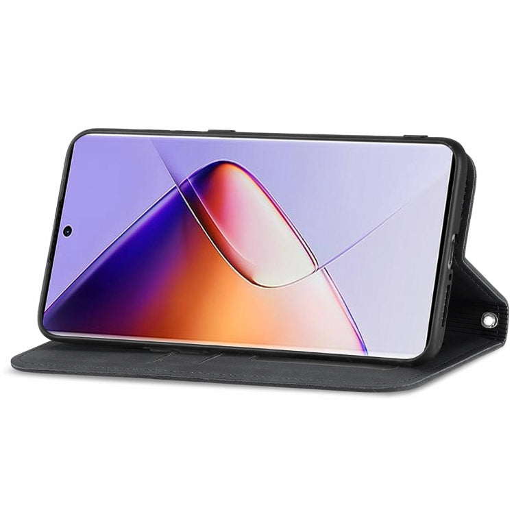 For Infinix Note 40 Pro  4G Retro Skin Feel Magnetic Flip Leather Phone Case