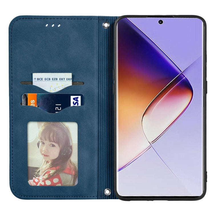 For Infinix Note 40 Pro  4G Retro Skin Feel Magnetic Flip Leather Phone Case