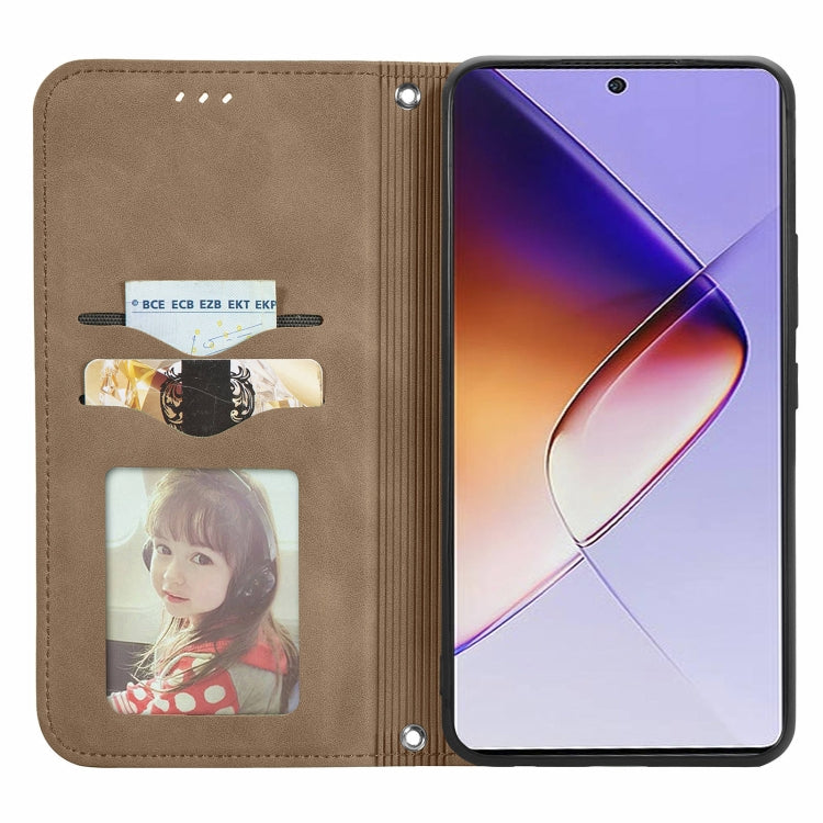 For Infinix Note 40 Retro Skin Feel Magnetic Flip Leather Phone Case