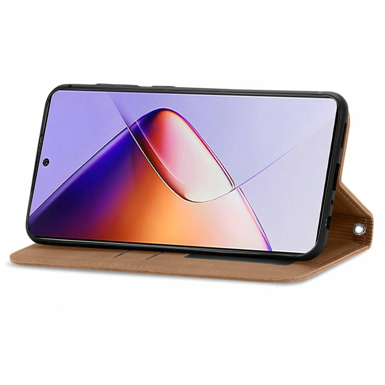 For Infinix Note 40 Retro Skin Feel Magnetic Flip Leather Phone Case