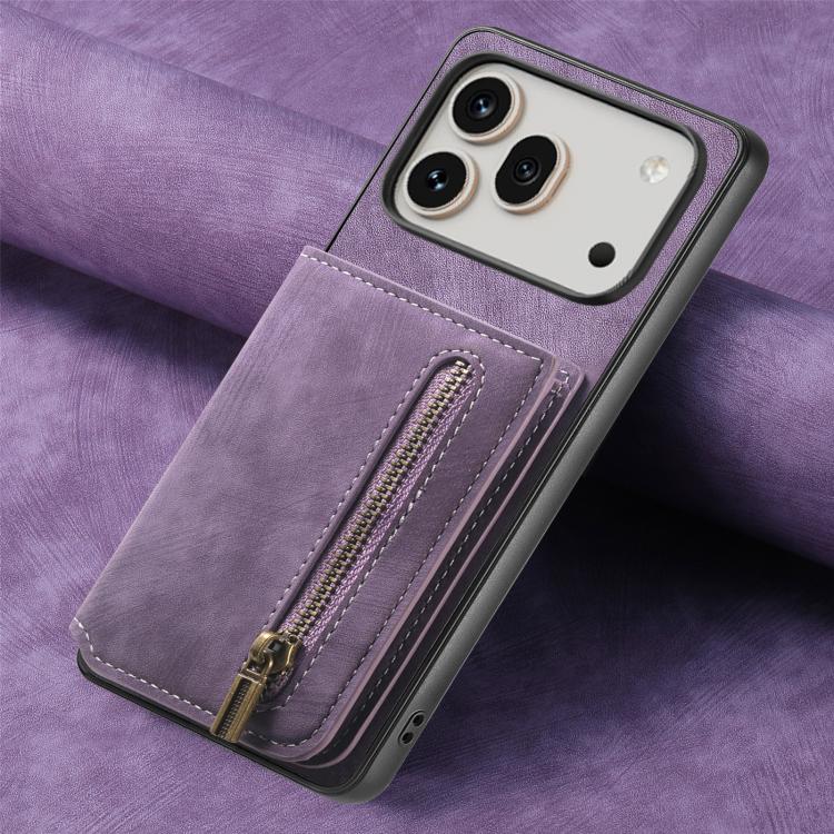 For Honor 600 Pro Global Retro Leather Zipper Wallet Back Phone Case