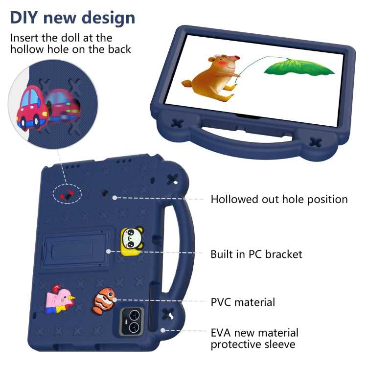 For Blackview Tab 80 10.1 2023 Handle Kickstand Children EVA Shockproof Tablet Case