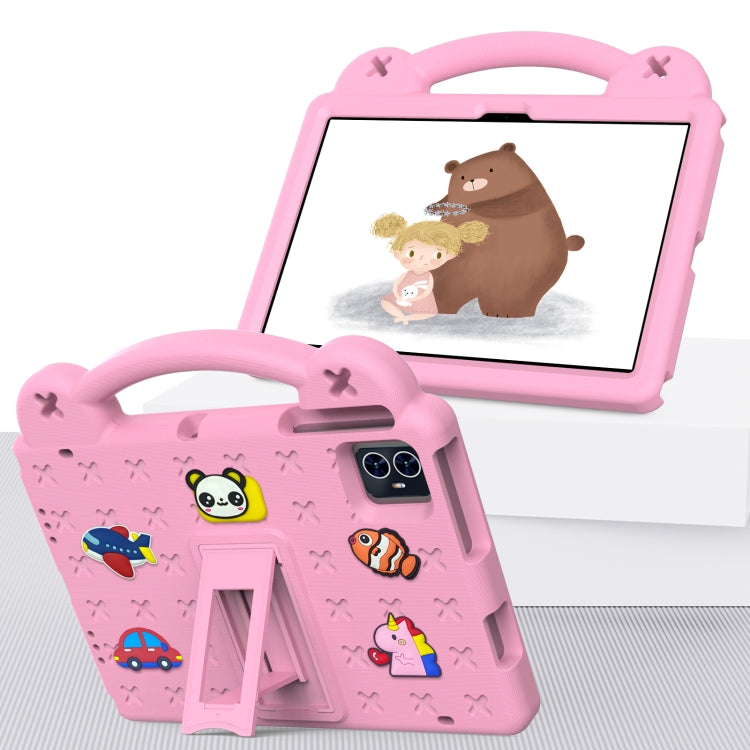 For Walmart ONN 10.1 Gen4 2024 Handle Kickstand Children EVA Shockproof Tablet Case