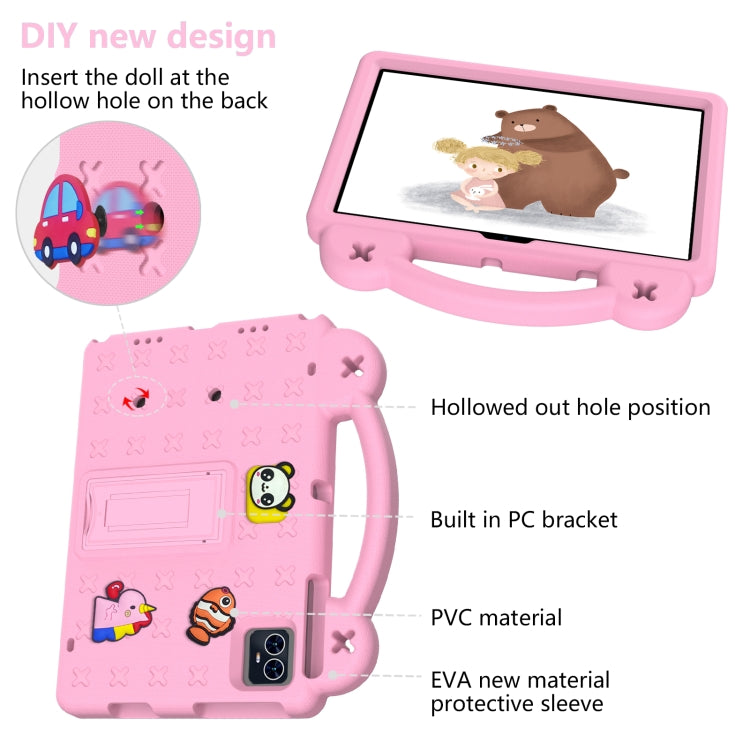 For Walmart ONN 10.1 Gen4 2024 Handle Kickstand Children EVA Shockproof Tablet Case