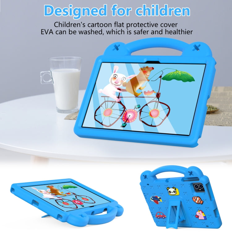 For Walmart ONN 10.1 Gen4 2024 Handle Kickstand Children EVA Shockproof Tablet Case