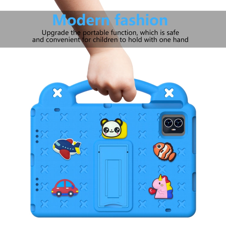 For Walmart ONN 10.1 Gen4 2024 Handle Kickstand Children EVA Shockproof Tablet Case