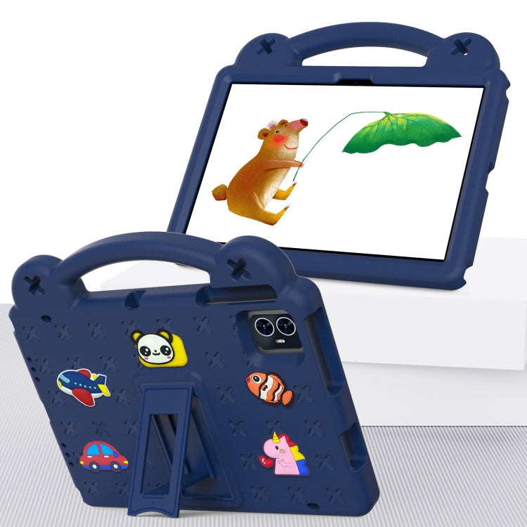 For Walmart ONN 10.1 Gen4 2024 Handle Kickstand Children EVA Shockproof Tablet Case