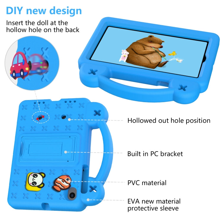 For Walmart Onn 7.0 Gen4 2024 Handle Kickstand Children EVA Shockproof Tablet Case