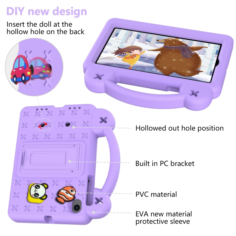 For Walmart Onn 7.0 Gen4 2024 Handle Kickstand Children EVA Shockproof Tablet Case