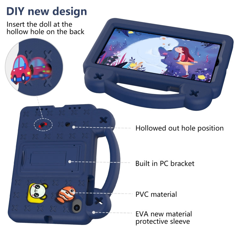 For Walmart Onn 7.0 Gen4 2024 Handle Kickstand Children EVA Shockproof Tablet Case