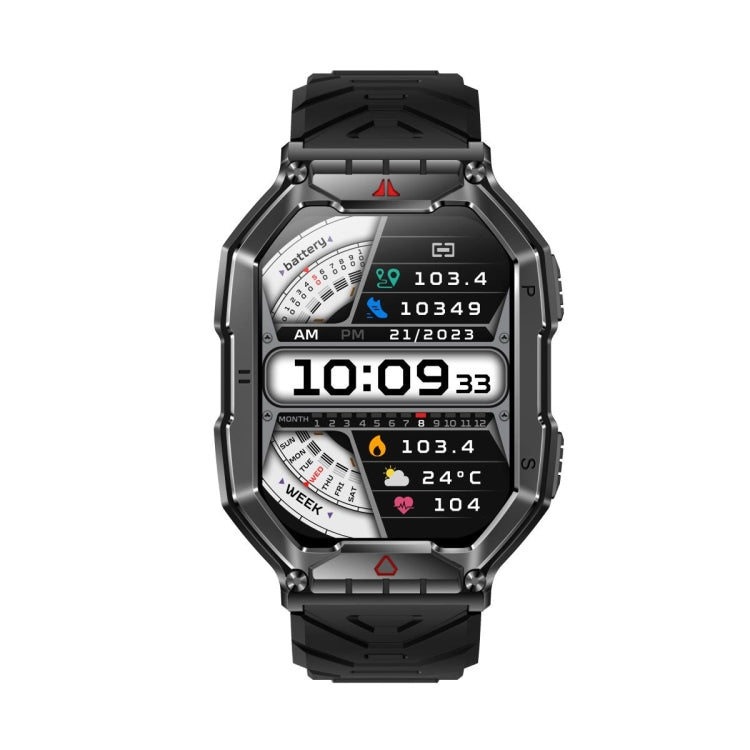 KR82 2.1 inch Color Screen Smart Watch, Support Bluetooth Call / Health Monitoring