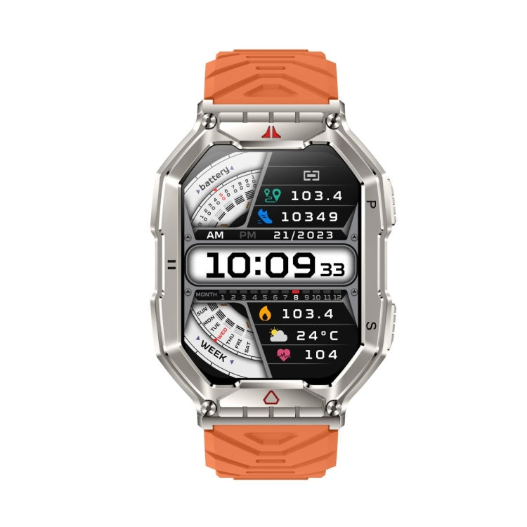 KR82 2.1 inch Color Screen Smart Watch, Support Bluetooth Call / Health Monitoring