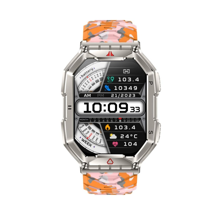 KR82 2.1 inch Color Screen Smart Watch, Support Bluetooth Call / Health Monitoring