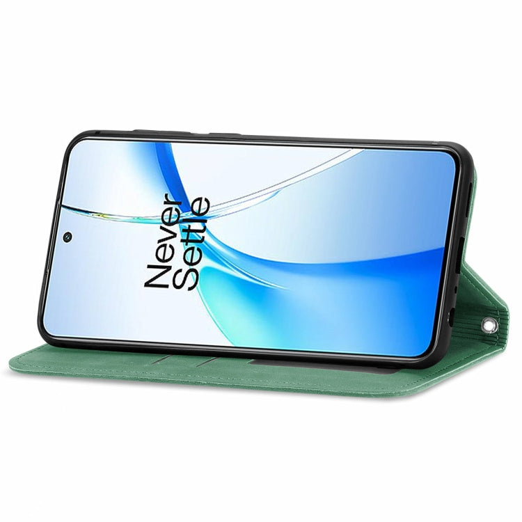 For OnePlus Nord CE4 Retro Skin Feel Magnetic Flip Leather Phone Case