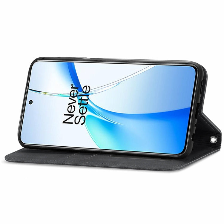 For OnePlus Nord CE4 Retro Skin Feel Magnetic Flip Leather Phone Case