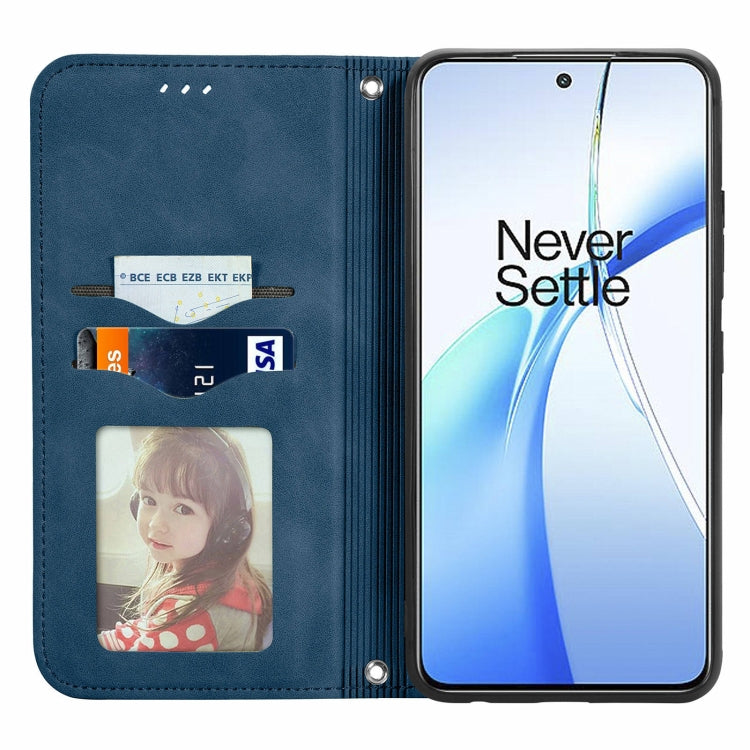 For OnePlus Nord CE4 Retro Skin Feel Magnetic Flip Leather Phone Case