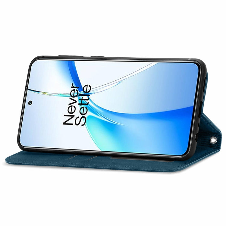 For OnePlus Nord CE4 Retro Skin Feel Magnetic Flip Leather Phone Case