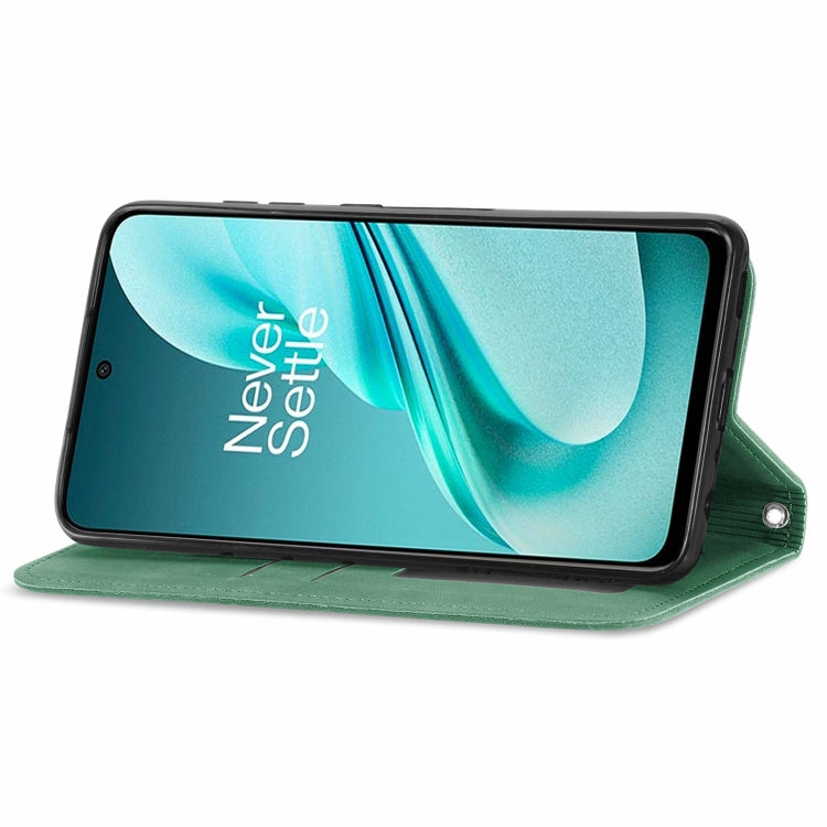 For OnePlus Nord N30 SE Retro Skin Feel Magnetic Flip Leather Phone Case