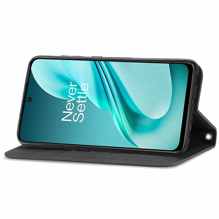 For OnePlus Nord N30 SE Retro Skin Feel Magnetic Flip Leather Phone Case