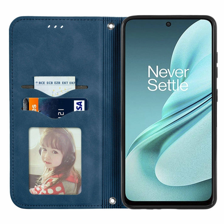 For OnePlus Nord N30 SE Retro Skin Feel Magnetic Flip Leather Phone Case