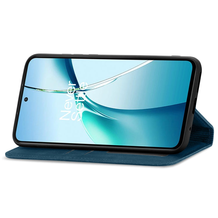 For OnePlus CE 4 Lite Retro Skin Feel Magnetic Flip Leather Phone Case