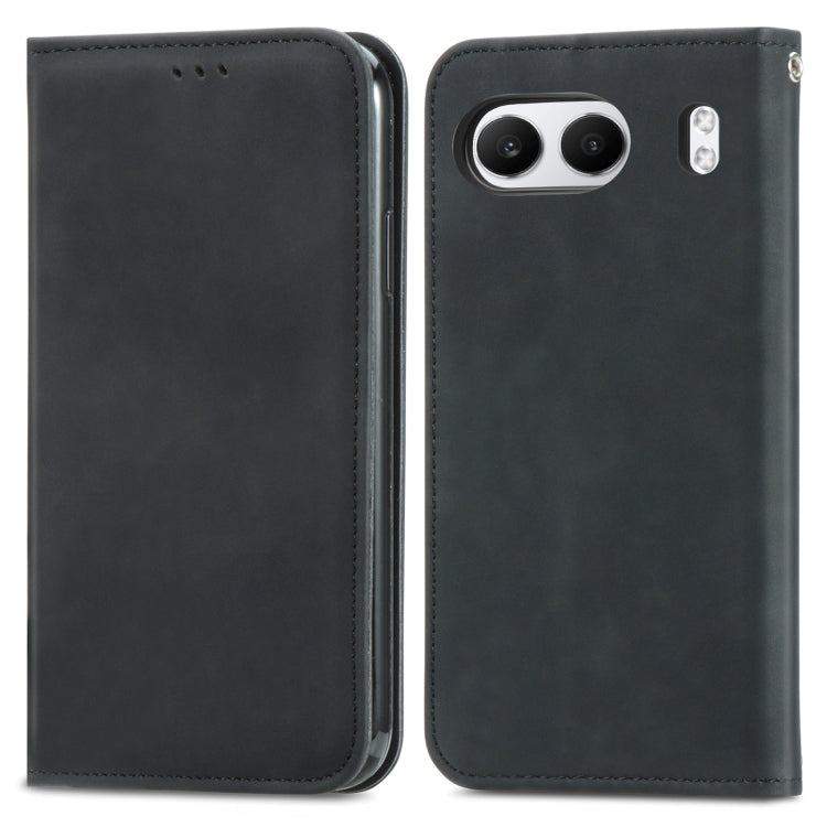 For OnePlus  Nord 4 Retro Skin Feel Magnetic Flip Leather Phone Case