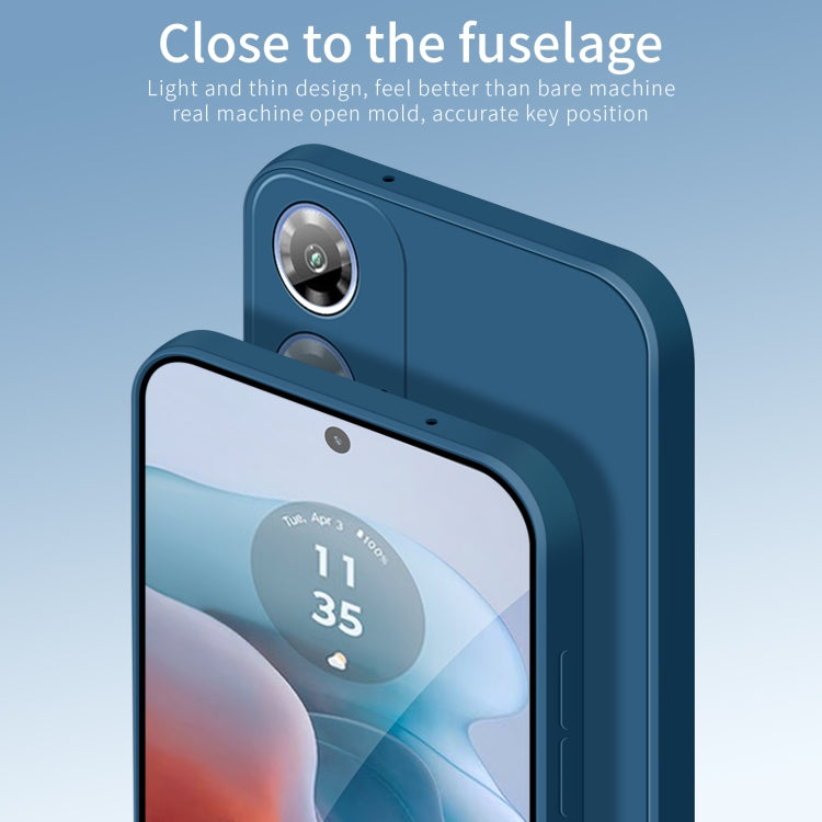 For Motorola Moto G34 5G PINWUYO Sense Series Liquid Silicone TPU Phone Case