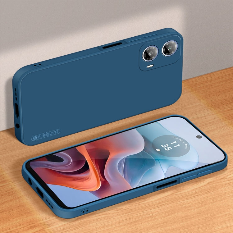 For Motorola Moto G34 5G PINWUYO Sense Series Liquid Silicone TPU Phone Case