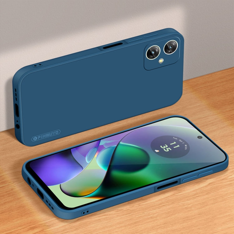 For Motorola Moto G54 5G PINWUYO Sense Series Liquid Silicone TPU Phone Case