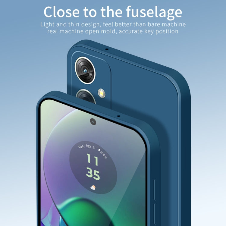 For Motorola Moto G54 5G PINWUYO Sense Series Liquid Silicone TPU Phone Case