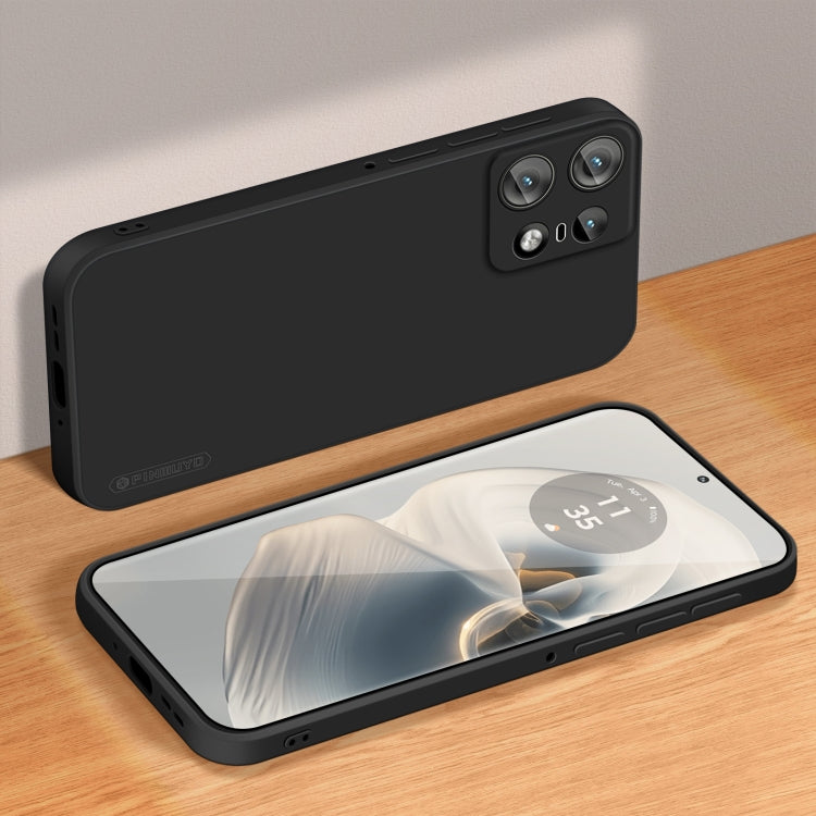 For Motorola Edge 50 Pro PINWUYO Sense Series Liquid Silicone TPU Phone Case