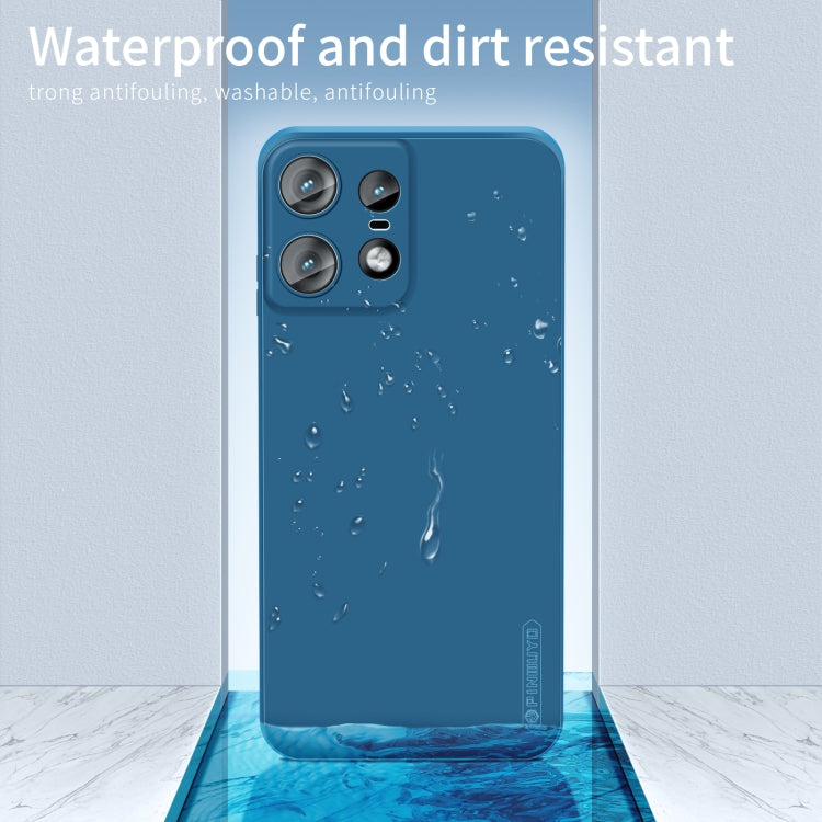 For Motorola Edge 50 Pro PINWUYO Sense Series Liquid Silicone TPU Phone Case