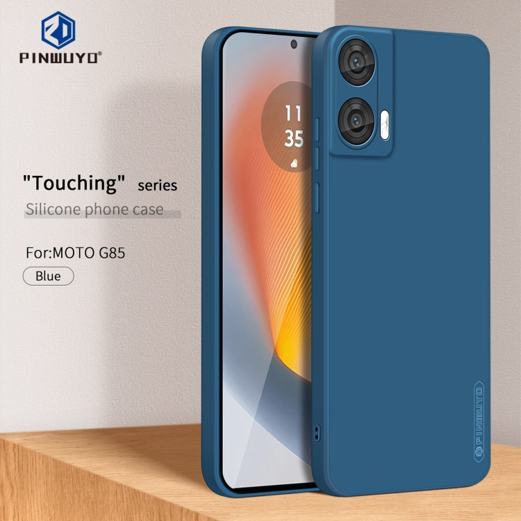 For Motorola Moto G85 PINWUYO Sense Series Liquid Silicone TPU Phone Case