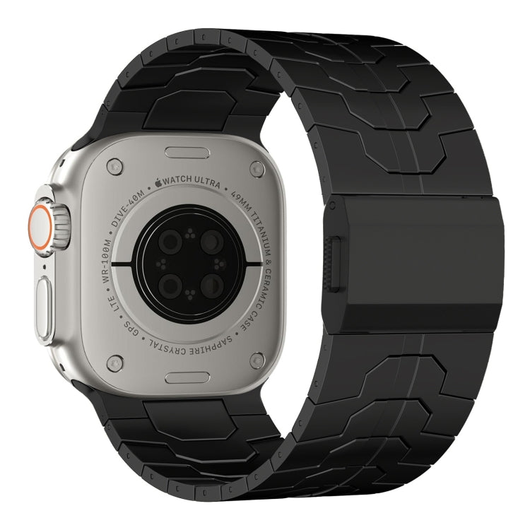 For Apple Watch Ultra 49mm Norman Buckle Stainless Steel Watch Band
