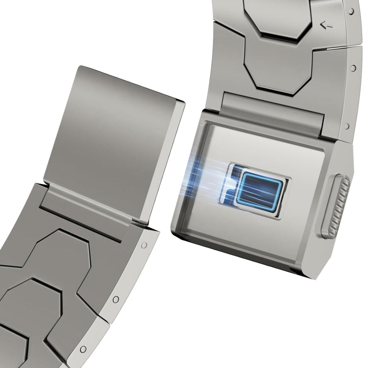 For Apple Watch Ultra 49mm Norman Buckle Stainless Steel Watch Band