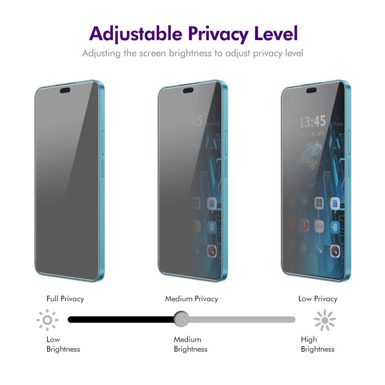 For Honor 400 Lite Global 2pcs ENKAY Hat-Prince 28 Degree Anti-peeping Privacy Tempered Glass Film