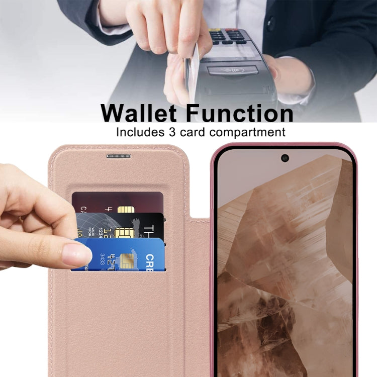 For Google Pixel 8a Shield MagSafe RFID Anti-theft Leather Phone Case