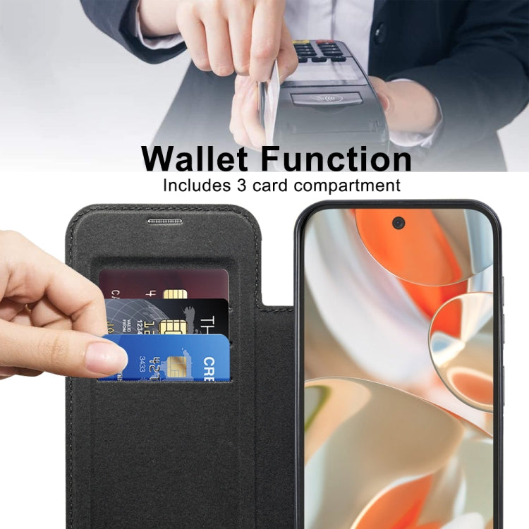For Google Pixel 9 Pro XL Shield MagSafe RFID Anti-theft Leather Phone Case
