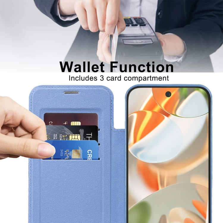 For Google Pixel 9 Shield MagSafe RFID Anti-theft Leather Phone Case