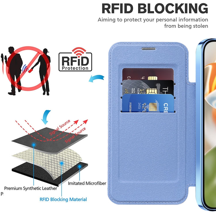 For Google Pixel 9 Shield MagSafe RFID Anti-theft Leather Phone Case