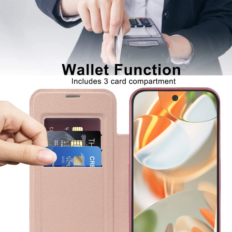 For Google Pixel 9 Shield MagSafe RFID Anti-theft Leather Phone Case