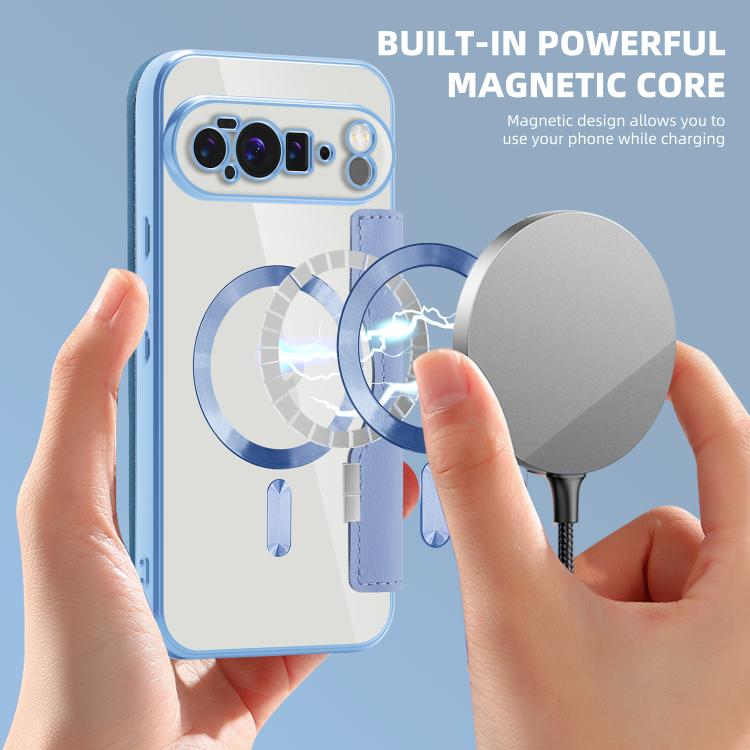 For Google Pixel 10 Pro XL Shield MagSafe RFID Anti-theft Leather Phone Case