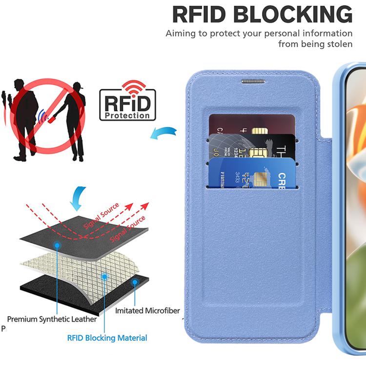 For Google Pixel 10 Pro XL Shield MagSafe RFID Anti-theft Leather Phone Case