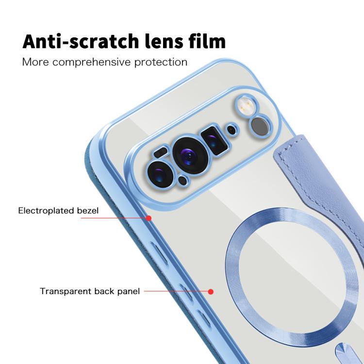 For Google Pixel 10 Pro XL Shield MagSafe RFID Anti-theft Leather Phone Case