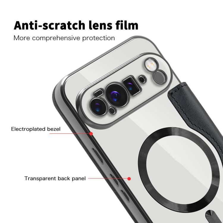 For Google Pixel 10 Pro XL Shield MagSafe RFID Anti-theft Leather Phone Case