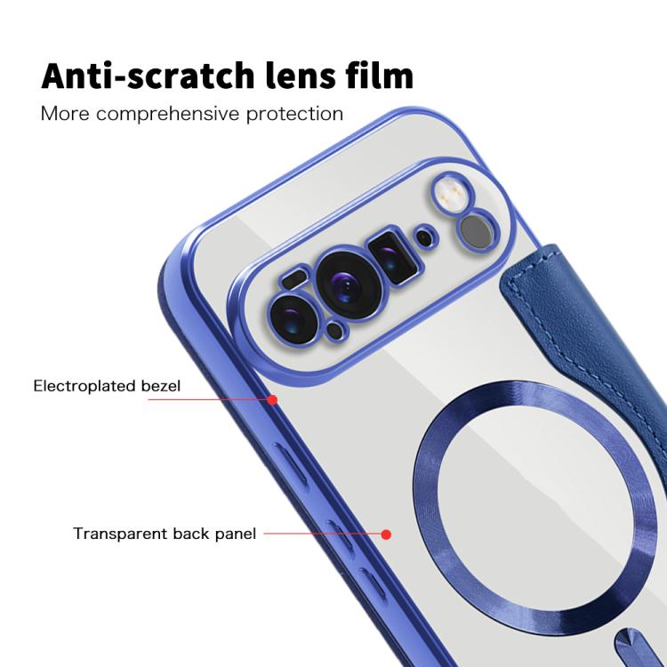 For Google Pixel 10 Pro XL Shield MagSafe RFID Anti-theft Leather Phone Case