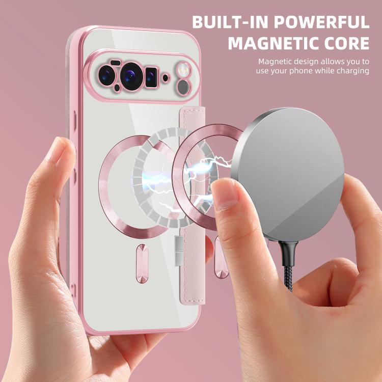 For Google Pixel 10 Pro XL Shield MagSafe RFID Anti-theft Leather Phone Case