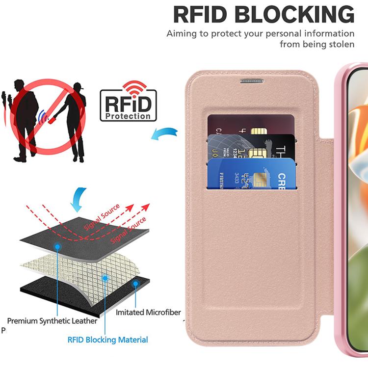 For Google Pixel 10 Pro XL Shield MagSafe RFID Anti-theft Leather Phone Case
