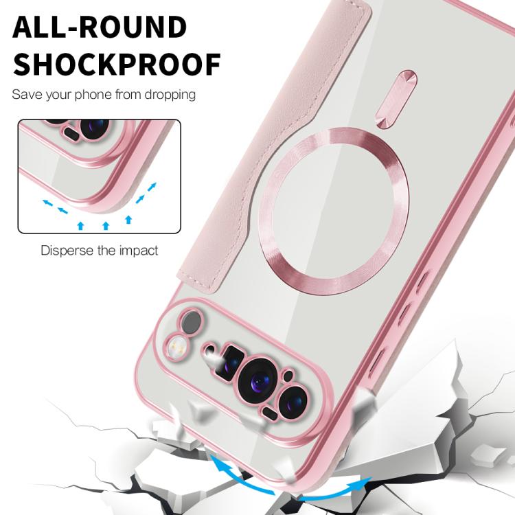For Google Pixel 10 Pro XL Shield MagSafe RFID Anti-theft Leather Phone Case